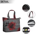 thumbnail image 2 of Flower Women's Large Weekend Travel Bag Moving Canvas Handbag Thick Double Layer Beach Weekend Travel Unisex Hospital Maternity Delivery with Toiletry Waterproof, 2 of 5