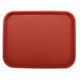 thumbnail image 4 of G.E.T. FT-14-Red Cafeteria / Fast Food Plastic Tray, 14" x 11", Red (Set of 12), 4 of 6