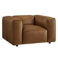 thumbnail image 5 of Modway Auren Vegan Leather Upholstered Armchair in Coffee, 5 of 10