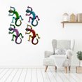 thumbnail image 6 of 4 Colors Gecko- Metal Wall Art Metal Lizard Art Wall Sculpture Hanging Decor, 6 of 7