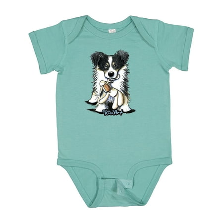 

Inktastic Tri-Color Border Collie Gift Baby Boy or Baby Girl Bodysuit