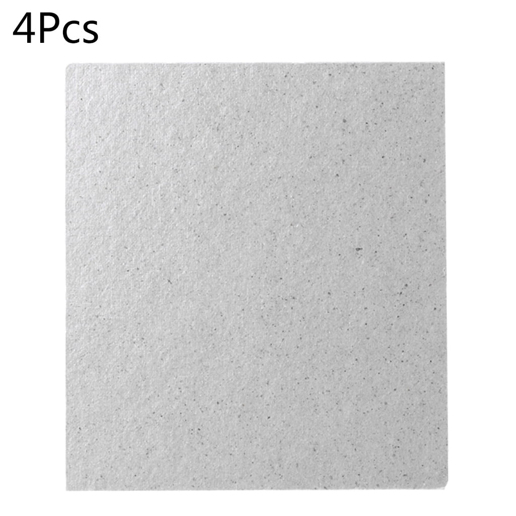 HeroNeo 4pcs Universal Microwave Oven Mica Plates Sheets Cover Thick Replacement Part Home Appliances