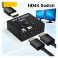 thumbnail image 3 of Commutateur Vidéo 4K HD, Concentrateur Multimédia Intelligent Bidirectionnel à 2 Ports, 3 of 7