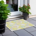 thumbnail image 6 of Addison Rugs Chantille Indoor/Outdoor Transitional Mid-century Modern Yellow Washable Rectangle Rug, 1'8" x 2'6", 6 of 6