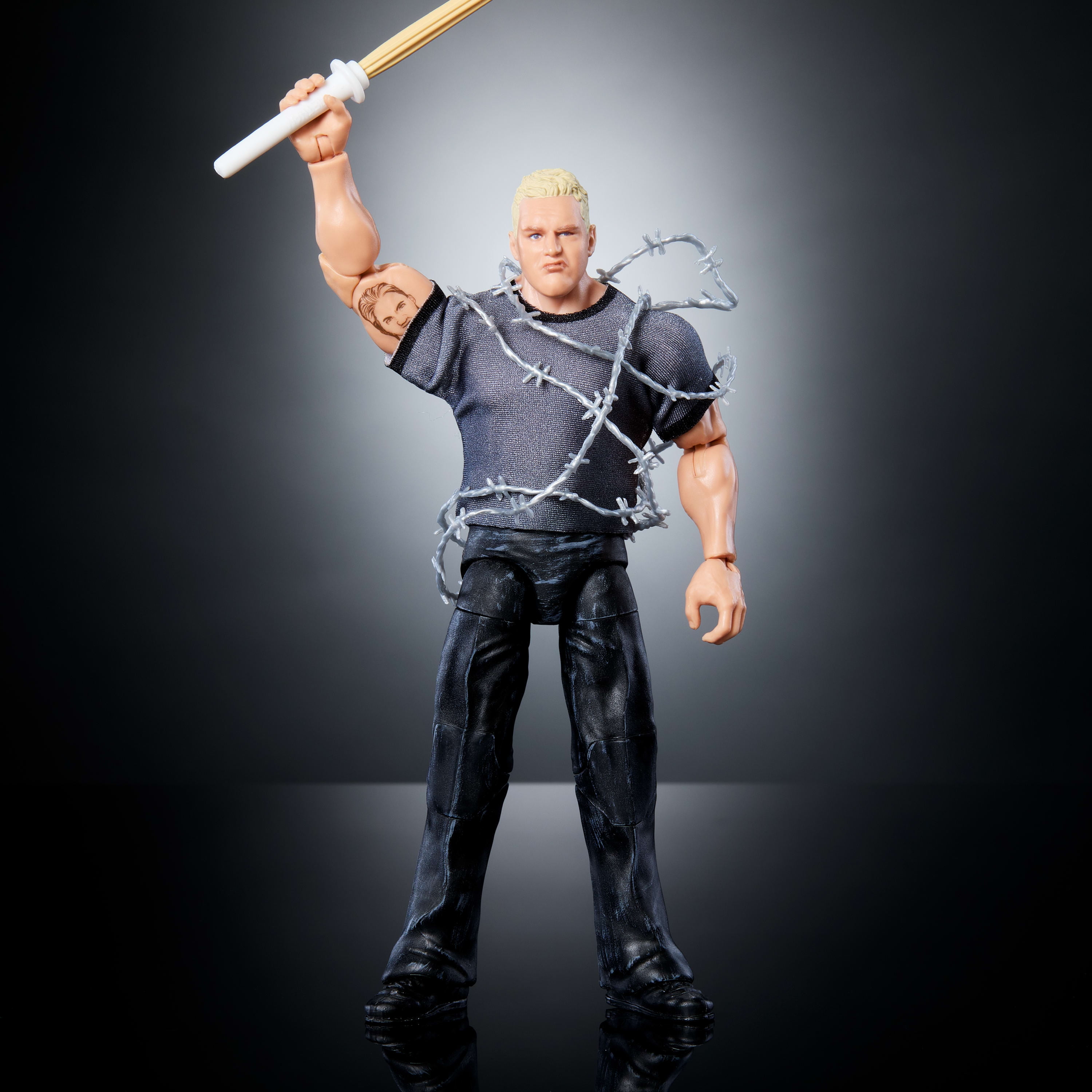 WWE Monday Night War Elite Collection Hardcore Hak Action Figure, Accessories & Build-a-Figure Parts - Walmart Exclusive
