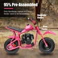 thumbnail image 2 of 50cc 2-Stroke Kids Dirt Bike, Gas Powered with Pull Start, No Oil Mixing (Oil-Injection), Rear Disc Brake, Up to 20 MPH, 165 lb Capacity, for Teens 13+, 2 of 6