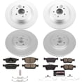 thumbnail image 2 of Power Stop Front and Rear Geomet Coated Brake Rotor and Pad Kit CRK7570, 2 of 5