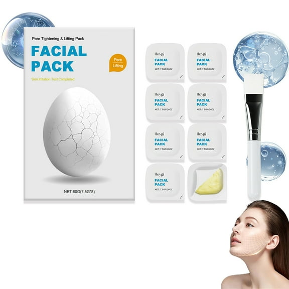 8 Pcs New Zombie Mask Skin Care,Tutuviw Zombie Wash Off Face Mask, Hydrating Skincare Face Mask For Smooth Skin Repair,Pore Tightening & Lifting Deep Cleansing Clay Mud Mask