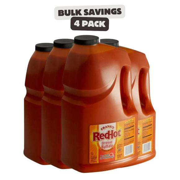 Frank's RedHot Sauce Piquante Originale Buffalo Wing 1 Gallon - 4/caisse