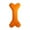 Orange, variant on Squeaky Latex Dog Chew Toy Bone, Puppy Teething Toy, Interactive Dog Toy for Training & Daily Play(Green)