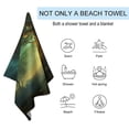thumbnail image 2 of Landscape Butterfly Beach Towel Microfiber Beach Towels Sand Free Quick Dry Lightweight Travel Towels, 2 of 7