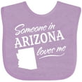 thumbnail image 3 of Inktastic Someone in Arizona Loves Me Boys or Girls Baby Bib, 3 of 4