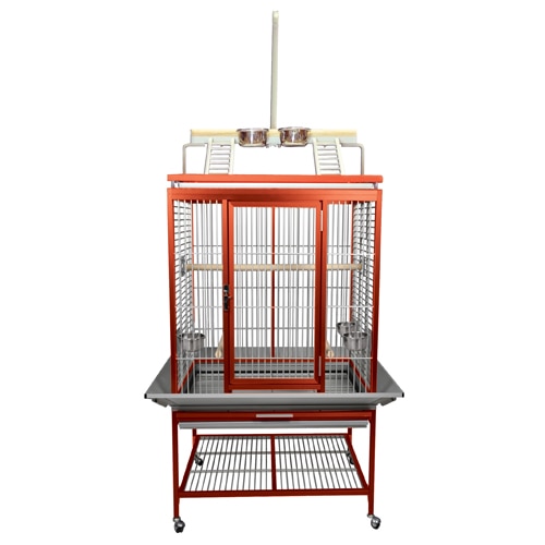 King's Cages ACP 2522 Aluminum Playpen Top Cage (Red)