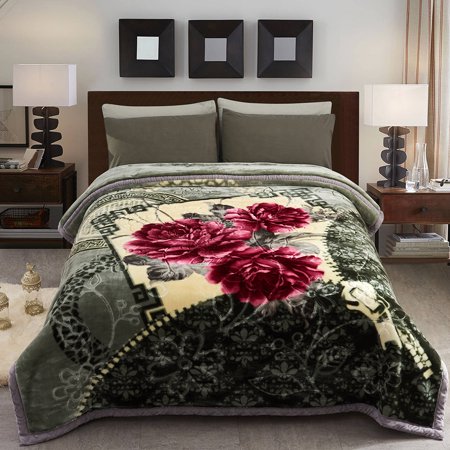 Heavy Korean Mink Plush Fleece Blanket 10lbs - Walmart.com