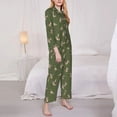 thumbnail image 3 of Kdxio Birds Wild Ducks Women's Pajama Sets Long Sleeve Button Down Sleepwear Nightwear Soft Pjs Lounge Sets-X-Large, 3 of 7