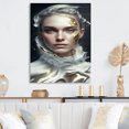 thumbnail image 2 of Designart Abstract Geode Gold On Face II Canvas Wall Art, 2 of 5