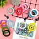 thumbnail image 2 of 16 Piezas de Junta Tórica con Cuentas de Silicona, Anillo Redondo de Silicona de 65 mm con 2 Orificios, Dije para Collar con para Manualidades DIY, 2 of 7