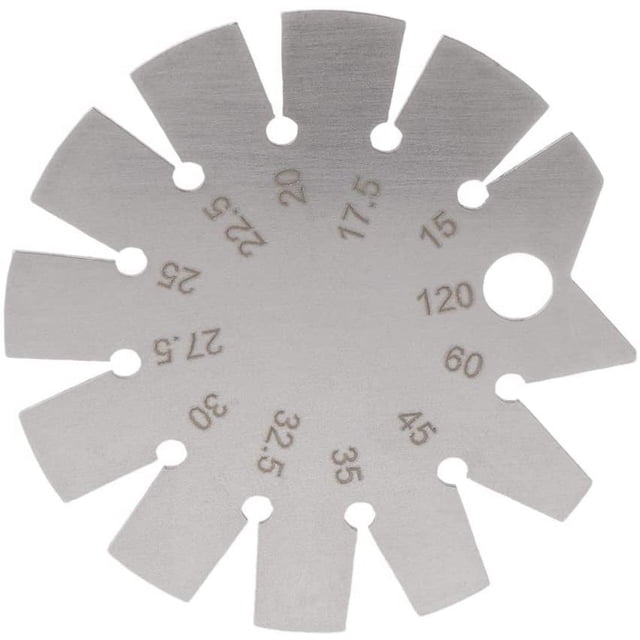 1 Uds. Herramientas de calibre 15 de -120° para transportadores de calibre biselado de acero inoxidable oso de fresa Electrónica