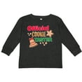thumbnail image 3 of Inktastic Christmas Official Cookie Taster with Bell and Star Cookie Boys or Girls Long Sleeve Toddler T-Shirt, 3 of 5