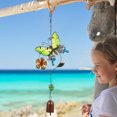 thumbnail image 4 of 1Pc Iron Art Wind Chime Flower Design Wind-bell Home Hanging Ornament, 4 of 8