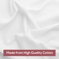 thumbnail image 6 of Superity Linen Pillow Cases King Size - Envelope Enclosure - 2 Pack - 100% Soft and Comfortable Premium Cotton - White, 6 of 9