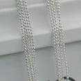 thumbnail image 4 of QQTDFG 5pcs 925Sterling Silver Fashion 2mm 16"-30" Round Ball Beaded Chains Necklace-22", 4 of 4