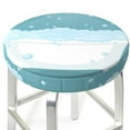 thumbnail image 3 of Disketp Bathtub with Soap Bubbles Funda Redonda para Taburete, Funda de Cojín para Silla de Bar Suave y Elástica-12 inch, 3 of 7