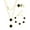 Black, variant on Sets 1 Gold Plated,Bracelet,Earring,Necklace Pendant for Women with Adjustable Charm Simple Cute Jewelry