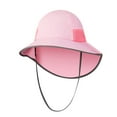 thumbnail image 4 of Lilgiuy Baby Sun Hat Toddler Kids Summer Hat Solid Color Outdoor Children Neck Guard Sun Beach Cap Clearance Sales, 4 of 5