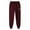 Wine, variant on Chiccall Sweatpants for Men Elastic Waist Drawstring Casual Comfy Long Trousers Loose Stretch Elastic Bottom Running Workout Joggers with Pocket