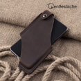 thumbnail image 4 of Leather Phone Holster, Phone Holder for Belt Loop, Cell Phone Cases, Leather Belt Pouch with Magnetic Button Darkbrown, 4 of 9