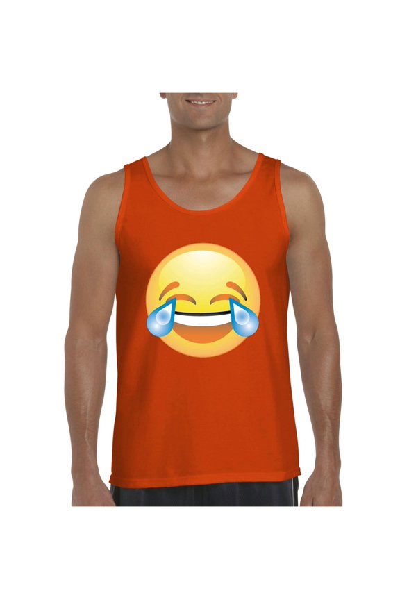 Men's Tank Top for Men - Emoji Laughing Tears