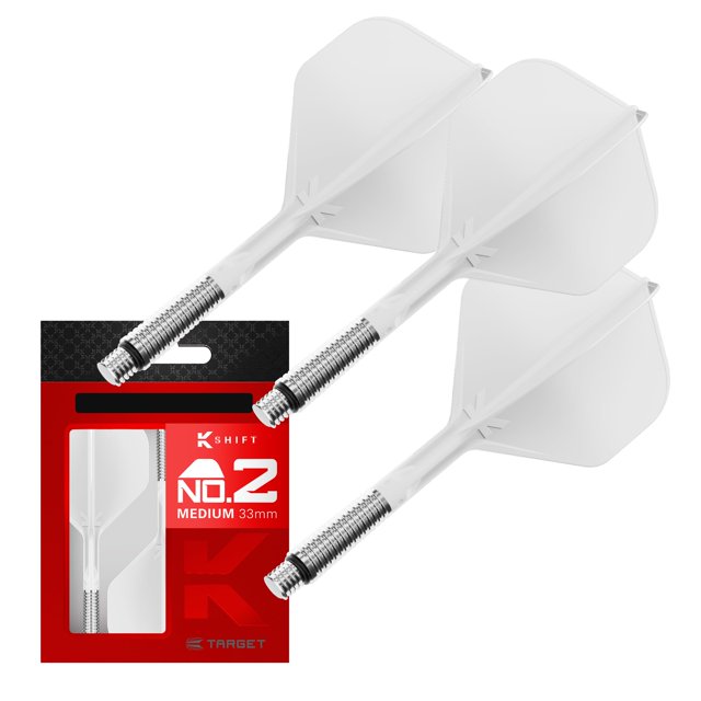 Dianas K-Shift No.2 con plumas y cañas integradas
