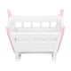 thumbnail image 3 of Muebles En Miniatura ANGGREK Dollhouse Baby Shaker Rosa Blanco 1/12 Escala, 3 of 8