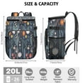 thumbnail image 3 of Cooler Backpack 26 Cans Insulated Backpack Cooler for Men & Women,Mushroom Mesh Coolers Bag for Office Workers, 3 of 6