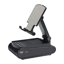 Portable Bluetooth Speakers Phone Stand Three In One Multifunctional HiFi Sound Quality Rotating Folding Stand Bluetooth Speaker for Home Party Outdoor Birthday Gifts