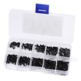 thumbnail image 4 of Round Head Self Tapping Assortment Kit with Storage Box Size Nickel Iron Plating Screws Wood Screws 250pcs, 4 of 5