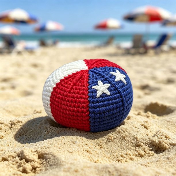 Handmade Footbag Foot Bag Crochet Juggling Footbag Beginners Made Knitted 2026Upgraded Independence Day Party Supplies Feature