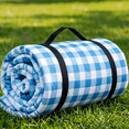 thumbnail image 3 of SEISSO 79"x79" Large Picnic Blanket - Water-Resistant Foldable Camping Mat for 6-8 Adults, Portable Outdoor Beach Blanket with Handle for Park, Hiking and Travel, 3 of 5