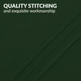thumbnail image 4 of Mellanni Luxury Microfiber Pillowcases with Envelope Closure, King, Emerald Green, 2 Count, 4 of 7