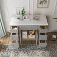 thumbnail image 4 of 48 in. W x 21 in. D x 32.5 in. H Bath Vanity Cabinet without Top in Gray, 4 of 5