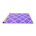 thumbnail image 2 of Ahgly Company Machine Washable Indoor Rectangle Abstract Purple Contemporary Area Rugs, 2' x 5', 2 of 4