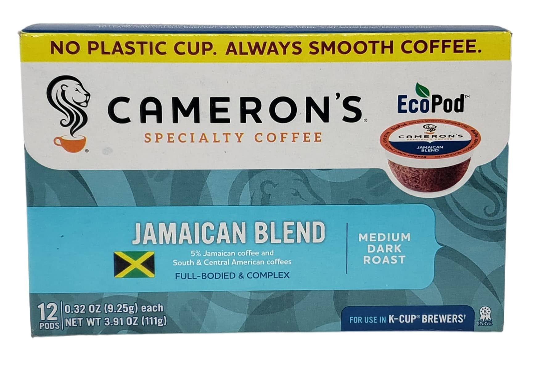 Camerons Specialty Coffee Pods Variety Pack - Vanilla Hazelnut, 100% Colombian, Hawaiian Blend, And Jamaican Blend - Allergen Free And Gluten Free - 48 Coffee Pods Total - For Use In K Cup Brewers