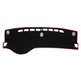 thumbnail image 1 of Unique Bargains Dash Cover Car Center Console for Suzuki SX4 2014-2018 Polyester Black Red 1Pc, 1 of 7