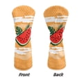 thumbnail image 5 of Uorisanigo 3PCS Golf Club Head Covers for Fairway Woods Driver Hybrids, PU Leather Watermelon Print Headcovers for Club Protective, Abrasion-Resistant and Stain-Resistant, 5 of 7