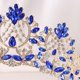 thumbnail image 3 of Zhuge Tiara de boda para novia, diadema de princesa, corona nupcial, joyería para el cabello con diamantes de imitación de cristal, decoración para novia, cumpleaños, graduación, boda (A), 3 of 4