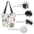 thumbnail image 4 of Balery Frog and Forest Plants Bolsa de Hombro con Diseño, Bolsa Grande y Duradera, Bolsa Versátil para Compras, 4 of 6