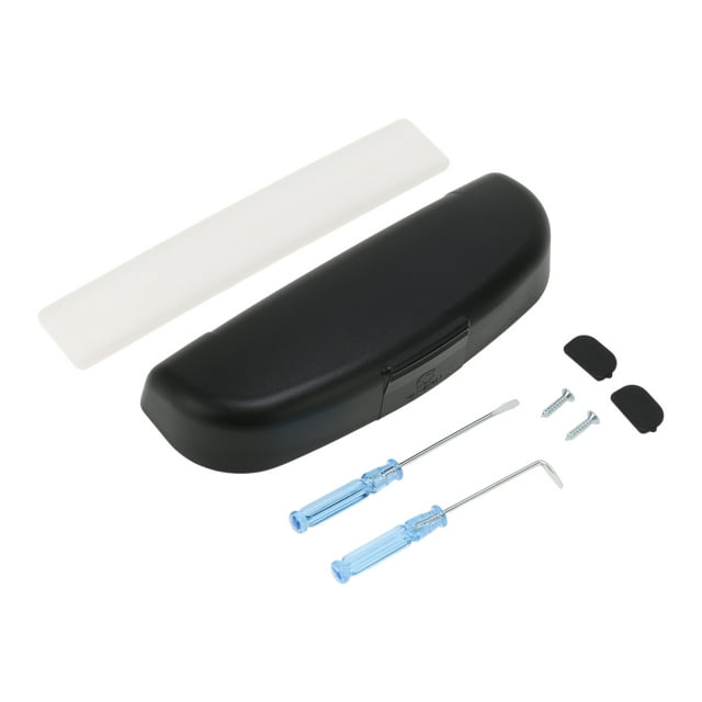 Estuche para Gafas de Sol de Bargains Únicos para Peugeot 308 14-24 Soporte de Gafas Caja de Almacenamiento Plástico ABS Negro 1 Juego