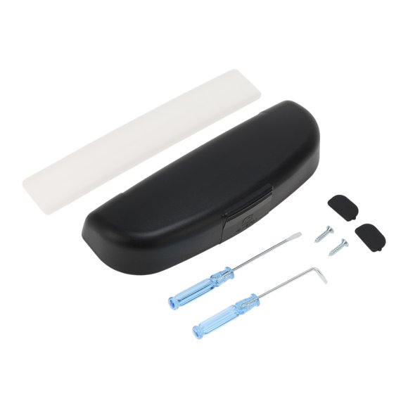 Estuche para Gafas de Sol de Bargains Únicos para Peugeot 308 14-24 Soporte de Gafas Caja de Almacenamiento Plástico ABS Negro 1 Juego