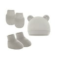 thumbnail image 3 of HeroNeo Baby Ears Newborn Hats Mittens and Socks Set for Boys Girls Beanie Hat 0-6 Month Baby Stuff (Pack of 3), 3 of 16
